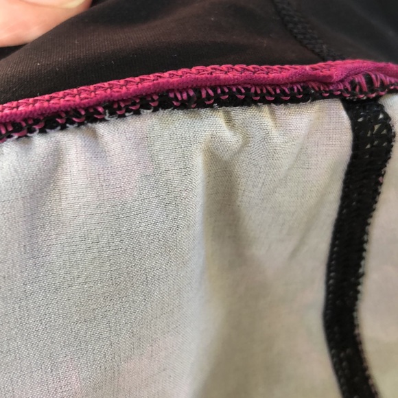 Lululemon Speed Short Mini Midnight Bloom Black Deep Fuchsia W7A19S NO LINER / 4 - Picture 13 of 14